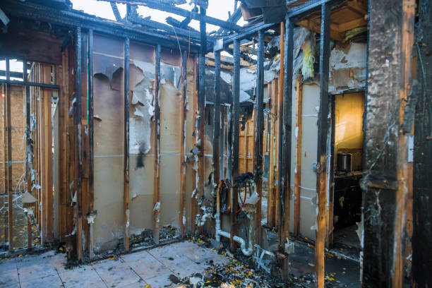 Professional Soot Removal technician working in Riverside, OH